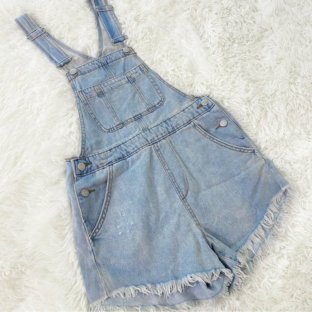 Light Blue Denim Overalls
